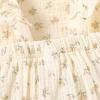 imageYOUNGER TREE Newborn Baby Girl Clothes Ruffle Sleeve Rompers Infant Backless Floral Jumpsuit Summer Outfits with HeadbandWhite