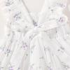 imageYOUNGER TREE Toddler Baby Girls Dress Summer Ruffle Sleeve Halter Casual Kids Beach SundressWhite Flower
