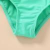 imageYOUNGER TREE Toddler Girl One Piece Swimsuit Color Block Stripe Swimwear Summer Beach Bathing Suit 12M5TPink Yellow Green