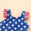 imageYOUNGER TREE Toddler Baby Girls Swimsuit Infant One Piece Bathing Suits Cute Dinosaur Beach Wear Sunsuit Ruffle Swimwear4th of July