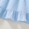 imageYOUNGER TREE Toddler Dress Baby Girls Cotton Ruffle Sleeveless Summer Dresses Kids Boho Beach Casual SundressBlue Dress