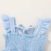 imageYOUNGER TREE Toddler Dress Baby Girls Cotton Ruffle Sleeveless Summer Dresses Kids Boho Beach Casual SundressBlue Dress