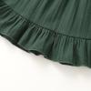 imageYOUNGER TREE Toddler Dress Baby Girls Cotton Ruffle Sleeveless Summer Dresses Kids Boho Beach Casual SundressDark Green Dress