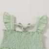 imageYOUNGER TREE Toddler Dress Baby Girls Cotton Ruffle Sleeveless Summer Dresses Kids Boho Beach Casual SundressGreen Dress