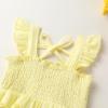 imageYOUNGER TREE Toddler Dress Baby Girls Cotton Ruffle Sleeveless Summer Dresses Kids Boho Beach Casual SundressLight Apricot Dress