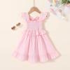 imageYOUNGER TREE Toddler Dress Baby Girls Cotton Ruffle Sleeveless Summer Dresses Kids Boho Beach Casual SundressLight Pink Dress
