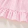 imageYOUNGER TREE Toddler Dress Baby Girls Cotton Ruffle Sleeveless Summer Dresses Kids Boho Beach Casual SundressLight Pink Dress