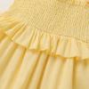 imageYOUNGER TREE Toddler Dress Baby Girls Cotton Ruffle Sleeveless Summer Dresses Kids Boho Beach Casual SundressLight Yellow Dress