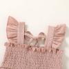 imageYOUNGER TREE Toddler Dress Baby Girls Cotton Ruffle Sleeveless Summer Dresses Kids Boho Beach Casual SundressPink Dress
