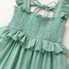 imageYOUNGER TREE Toddler Dress Baby Girls Cotton Ruffle Sleeveless Summer Dresses Kids Boho Beach Casual SundressSage Green