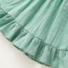imageYOUNGER TREE Toddler Dress Baby Girls Cotton Ruffle Sleeveless Summer Dresses Kids Boho Beach Casual SundressSage Green