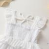 imageYOUNGER TREE Toddler Dress Baby Girls Cotton Ruffle Sleeveless Summer Dresses Kids Boho Beach Casual SundressWhite Dress