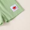 imageYOUNGER TREE Toddler Baby Girl Clothes Watermelon Summer Outfits Kids Sleeve TShirt Tops Shorts SetsGreen and Watermelon