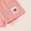 imageYOUNGER TREE Toddler Baby Girl Clothes Watermelon Summer Outfits Kids Sleeve TShirt Tops Shorts SetsPink and Watermelon