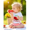imageYOUNGER TREE Toddler Baby Girl Clothes Watermelon Summer Outfits Kids Sleeve TShirt Tops Shorts SetsPink and Watermelon