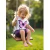 imageYOUNGER TREE Toddler Baby Girl Clothes Watermelon Summer Outfits Kids Sleeve TShirt Tops Shorts SetsPurple Butterfly