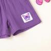 imageYOUNGER TREE Toddler Baby Girl Clothes Watermelon Summer Outfits Kids Sleeve TShirt Tops Shorts SetsPurple Butterfly