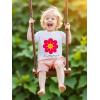 imageYOUNGER TREE Toddler Baby Girl Clothes Watermelon Summer Outfits Kids Sleeve TShirt Tops Shorts SetsSmiley Face Flower