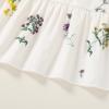imageKids Toddler Baby Girls Rainbow Dress Princess Sleeveless Beach Butterfly SundressFlower