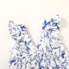 imageKids Toddler Baby Girls Rainbow Dress Princess Sleeveless Beach Butterfly SundressGirl Blue Floral Dress