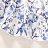 imageKids Toddler Baby Girls Rainbow Dress Princess Sleeveless Beach Butterfly SundressGirl Blue Floral Dress