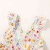 imageKids Toddler Baby Girls Rainbow Dress Princess Sleeveless Beach Butterfly SundressPetal