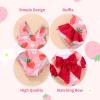 imageToddler Swimsuit Girl Infant One Piece Swimwear Stripe Floral Summer Beach Bathing Suits with BowknotStrawberries