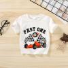 imageYOUNGER TREE Baby Boy Clothes 1 Year Old Clothes First Birthday Outfit Boy Short Sleeve TShirt Infant Summer OutfitsFast One Racer