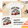 imageYOUNGER TREE Baby Boy Clothes 1 Year Old Clothes First Birthday Outfit Boy Short Sleeve TShirt Infant Summer OutfitsFast One Racer