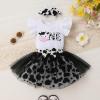 imageYOUNGER TREE Baby Girls 1st Birthday Outfit ONE Romper Tulle Tutu Skirt with Headband Sets Baby First Princess DressCow