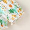 imageYOUNGER TREE Newborn Infant Baby Girl Clothes Romper Shorts Set Floral Summer Outfits Cute Baby Girl ClothingMint Green Romper and Flower Shorts