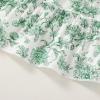 imageYOUNGER TREE Toddler Girl Dress Baby Girls Summer Clothes Ruffle Sleeve Floral Smock Beach Boho Dresses SundressGreen Floral Boho Dress