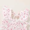 imageYOUNGER TREE Toddler Girl Dress Baby Girls Summer Clothes Ruffle Sleeve Floral Smock Beach Boho Dresses SundressPink Floral