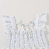 imageYOUNGER TREE Toddler Girl Dress Baby Girls Summer Clothes Ruffle Sleeve Floral Smock Beach Boho Dresses SundressWhite Dress Light Blue Floral