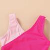 imageYOUNGER TREE Toddler Girl One Piece Swimsuit Color Block Stripe Swimwear Summer Beach Bathing Suit 12M5TWatermelon