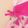 imageYOUNGER TREE Toddler Girl One Piece Swimsuit Color Block Stripe Swimwear Summer Beach Bathing Suit 12M5TWatermelon