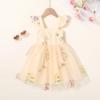 imageYOUNGER TREE Toddler Girl Tutu Dress Tulle Summer Dresses Party Princess Sundress for 16YApricot and Flower