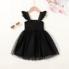 imageYOUNGER TREE Toddler Girl Tutu Dress Tulle Summer Dresses Party Princess Sundress for 16YBlack