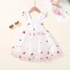 imageYOUNGER TREE Toddler Girl Tutu Dress Tulle Summer Dresses Party Princess Sundress for 16YCake and Strawberry