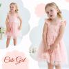imageYOUNGER TREE Toddler Girl Tutu Dress Tulle Summer Dresses Party Princess Sundress for 16YPink White Flower