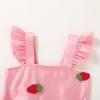 imageYOUNGER TREE Toddler Girl Tutu Dress Tulle Summer Dresses Party Princess Sundress for 16YPink and Strawberry