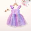imageYOUNGER TREE Toddler Girl Tutu Dress Tulle Summer Dresses Party Princess Sundress for 16YPurple