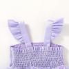 imageYOUNGER TREE Toddler Girl Tutu Dress Tulle Summer Dresses Party Princess Sundress for 16YPurple Bow