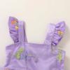 imageYOUNGER TREE Toddler Girl Tutu Dress Tulle Summer Dresses Party Princess Sundress for 16YPurple and Flower
