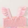 imageYOUNGER TREE Toddler Girl Tutu Dress Tulle Summer Dresses Party Princess Sundress for 16YRainbow