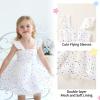 imageYOUNGER TREE Toddler Girl Tutu Dress Tulle Summer Dresses Party Princess Sundress for 16YWhite Star