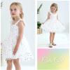 imageYOUNGER TREE Toddler Girl Tutu Dress Tulle Summer Dresses Party Princess Sundress for 16YWhite Star