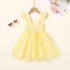 imageYOUNGER TREE Toddler Girl Tutu Dress Tulle Summer Dresses Party Princess Sundress for 16YYellow Daisy