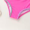 imageYOUNGER TREE Toddler Girls Two Pieces Swimsuit Color Block Stripe Swimwear Summer Beach Bathing Suit 18M5TRose Pink Flower Bud