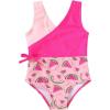 imageYOUNGER TREE Toddler Girl One Piece Swimsuit Color Block Stripe Swimwear Summer Beach Bathing Suit 12M5TWatermelon